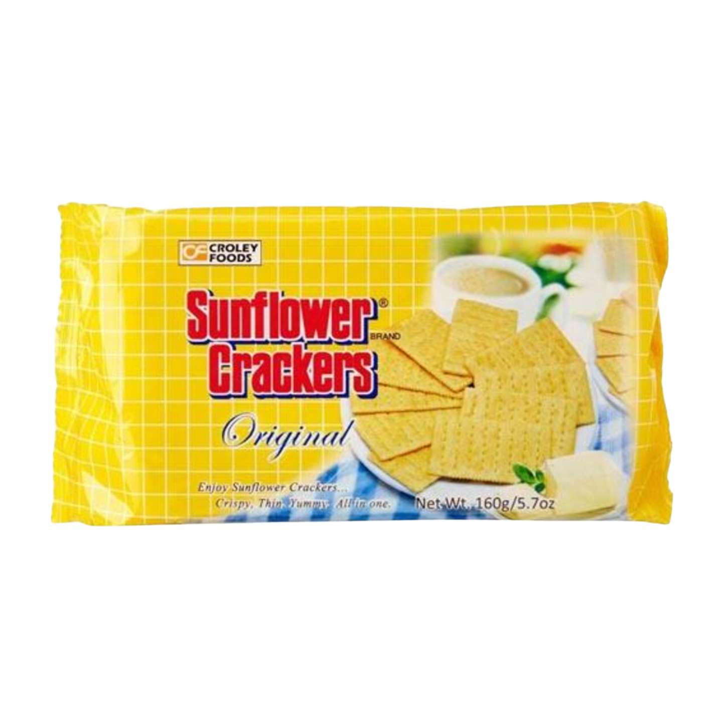 Sunflower Crackers Original (Plain) 42 - 42/160g | 5.64oz