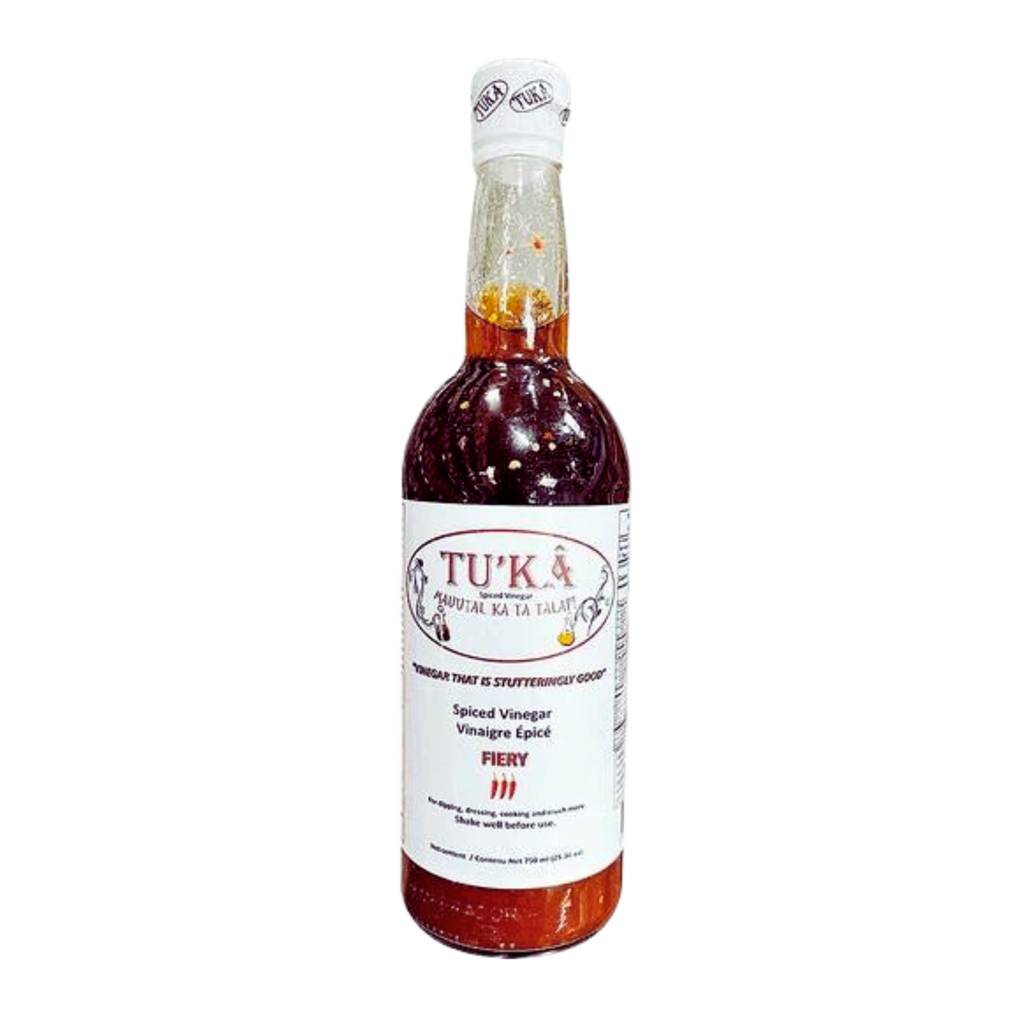 Tuka Spiced Vinegar (Fiery) - 12/750ml  | 25.36fl oz