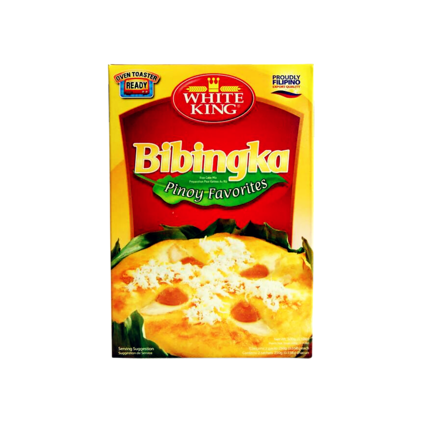 White King Bibingka Mix (Rice Cake Mix) - 24/500g | 17.64oz