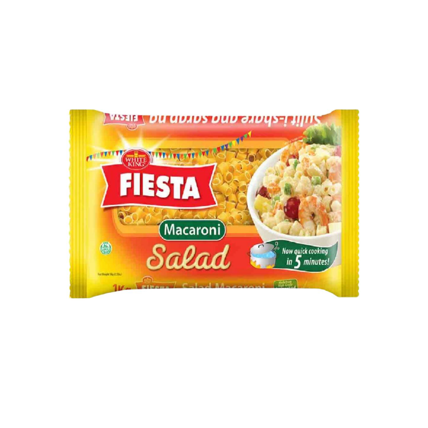 White King Fiesta Salad Macaroni - 12/1kg | 35.27oz