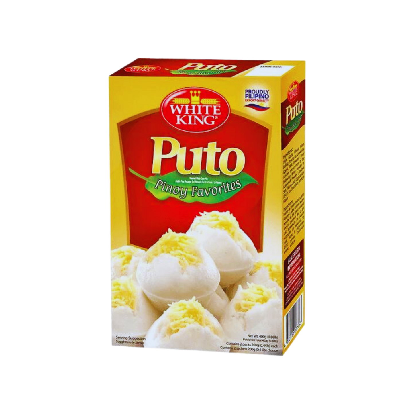 White King Puto Mix (Steamed Rice Cake Mix) - 24/400g | 14.11oz